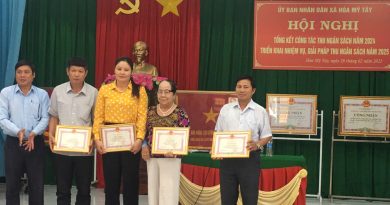 UBND xã Hòa Mỹ Tây tổ chức hội nghị tổng kết công tác thu ngân sách năm 2024 và triển khai nhiệm vụ, giải pháp công tác thu ngân sách năm 2025.